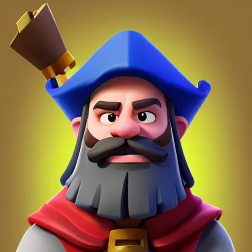 portrait of a character from the game Clash Royale Stable Diffusion