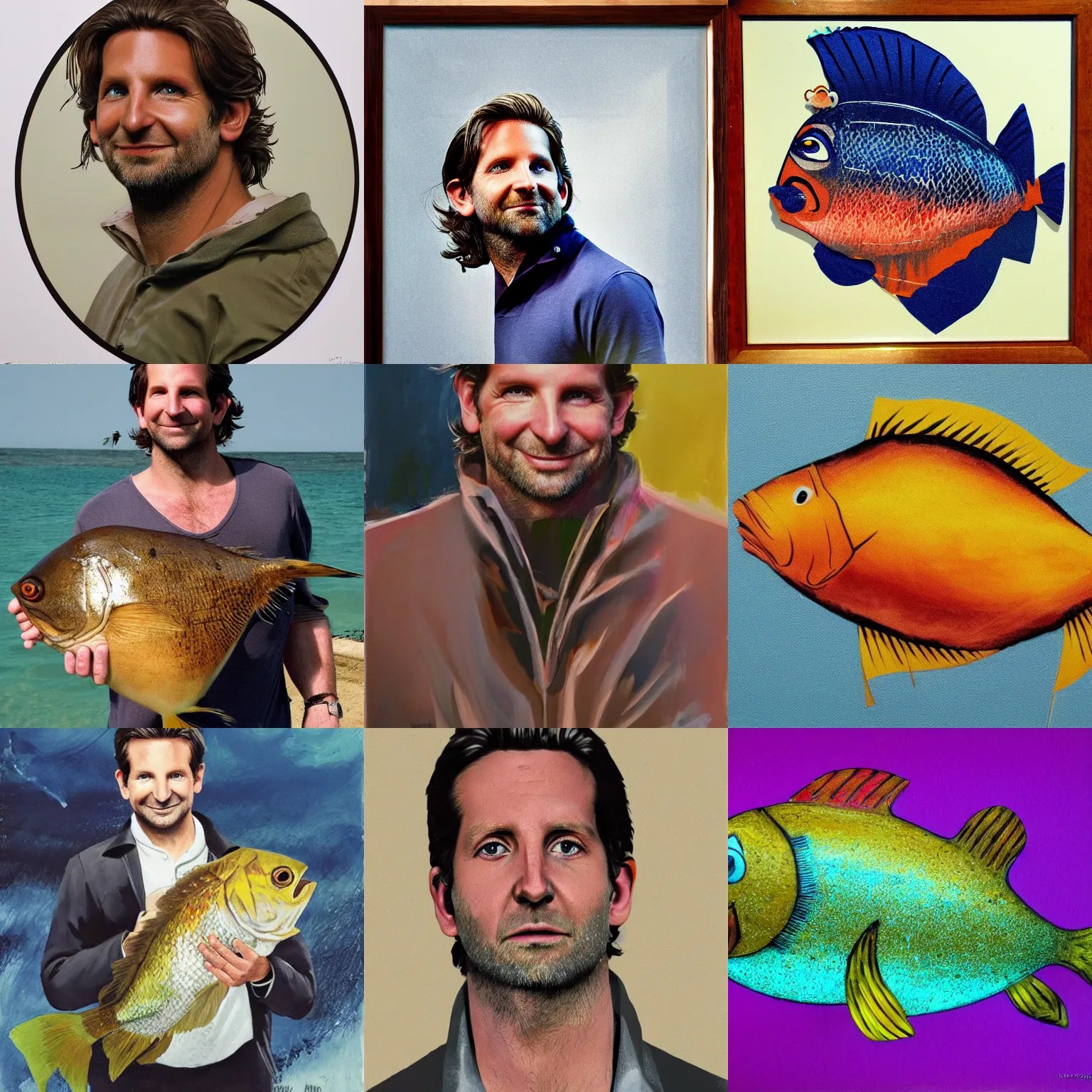 fish by wayne westwood, bradley cooper, personification Stable
