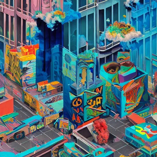 matte painting of cookies miami, berner, weed, Stable Diffusion OpenArt