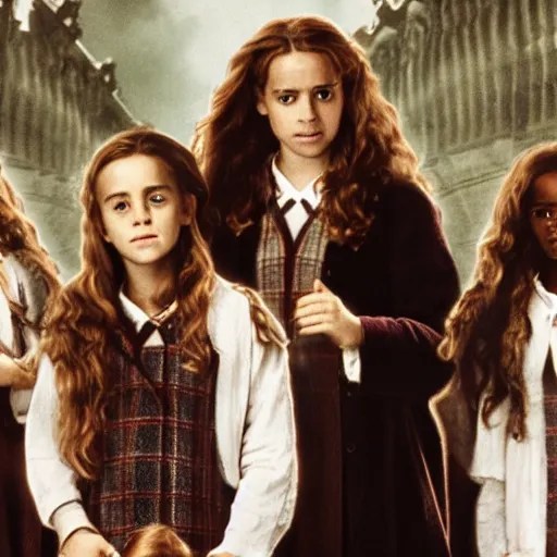 hermione granger with her children, professional photo Stable