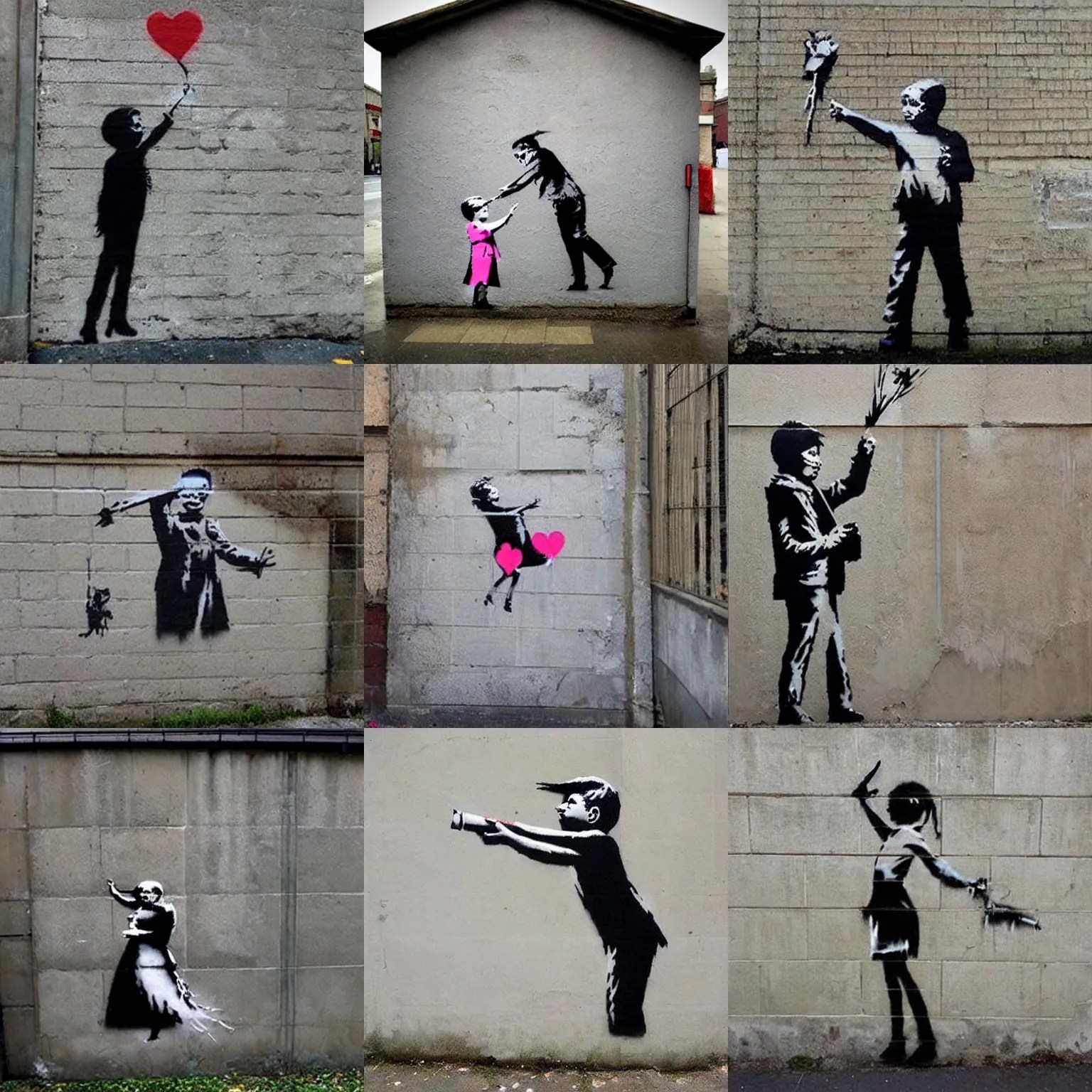 banksy street art about innoruuk the prince of hate Stable Diffusion