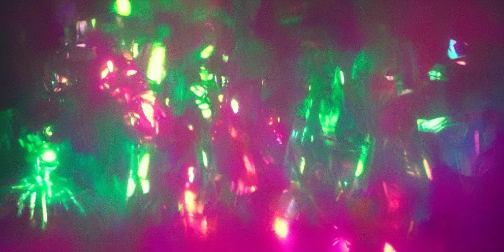 iridescent, aberration, camera light leak, glow Stable Diffusion