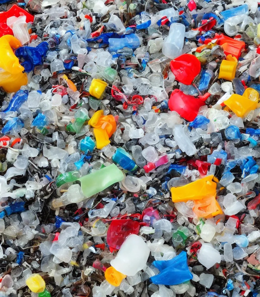 melting plastic junk Stable Diffusion OpenArt