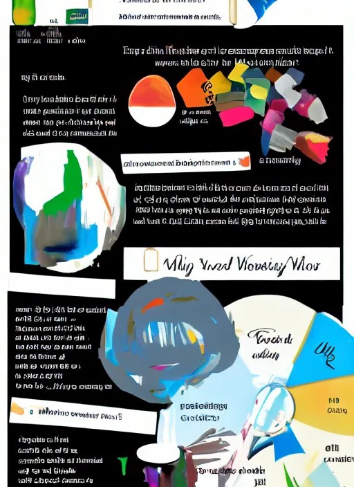 oil paint mixing infographic Stable Diffusion OpenArt