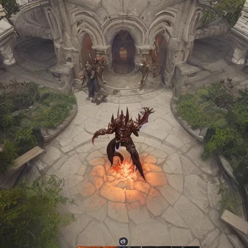 diablo immortal in unreal engine 5, au naturel, hyper | Stable Diffusion
