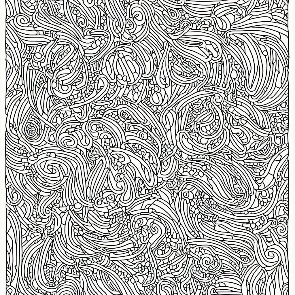 full color line art Stable Diffusion