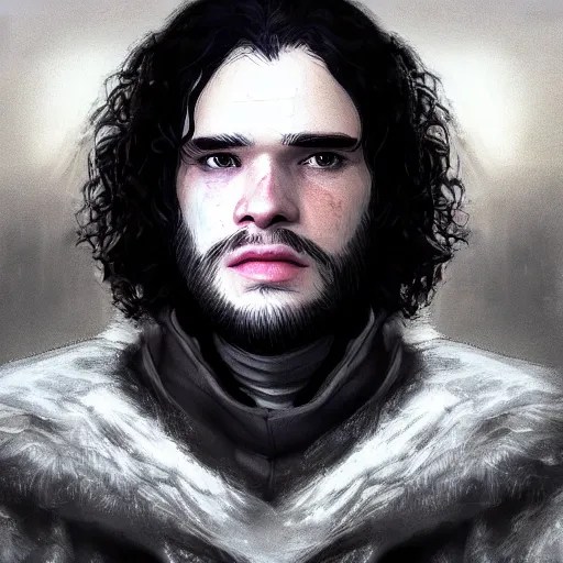 face of john snow from video game of thrones Stable Diffusion OpenArt