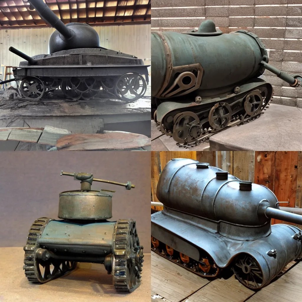 steam powered tank Stable Diffusion OpenArt