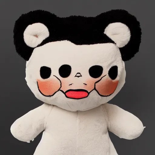 michael jackson plush toy, product photo Stable Diffusion