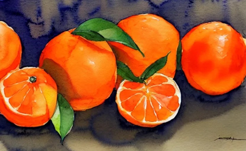 watercolor painting of oranges Stable Diffusion OpenArt
