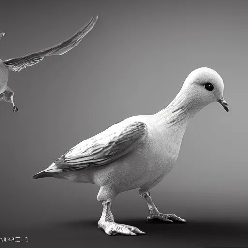 magic dove. digital art. art station. unreal engine. | Stable Diffusion