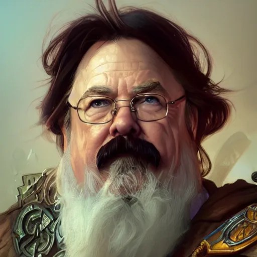 Wilfred Brimley, closeup, D&D, fantasy, intricate, Stable Diffusion