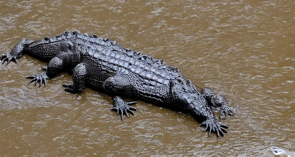 an alligator wearing a dress Stable Diffusion OpenArt