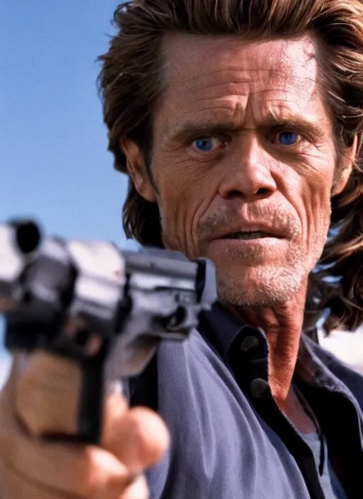 film still of Willem Dafoe as Martin Riggs in Lethal Stable Diffusion OpenArt