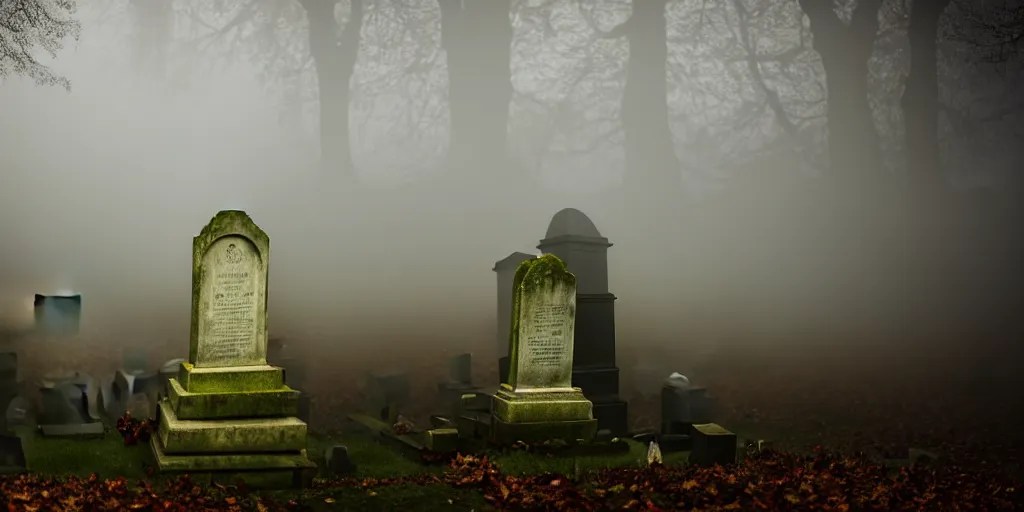 creepy horror, Highgate cemetery, tombs, weeping Stable Diffusion