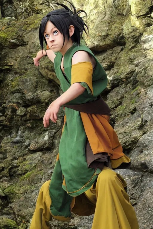 a photo of real life toph from avatar Stable Diffusion OpenArt