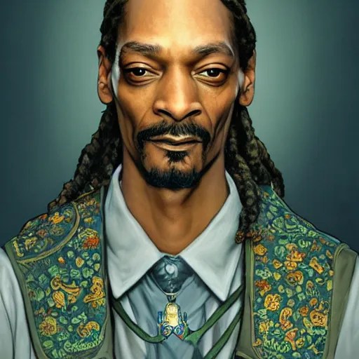 Snoop Dogg as a cartoon character, D&D, fantasy, Stable Diffusion