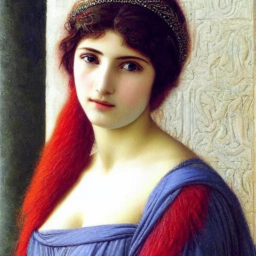 beautiful painting by godward, john william of a Stable Diffusion
