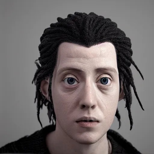 eraserhead baby all grown up, high detail, Stable Diffusion