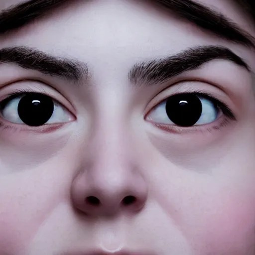 person with completely blank glowing white eyes Stable Diffusion