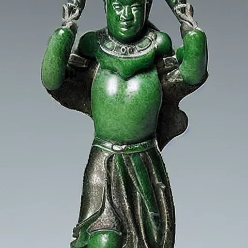 detail miniature jade sculpture of a warrior, full Stable Diffusion OpenArt