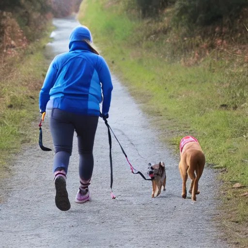 dog walking a human Stable Diffusion OpenArt