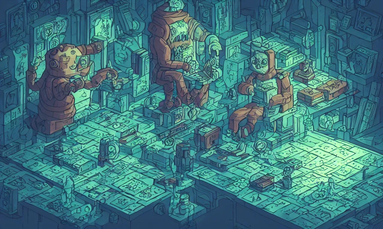 wall in a cave, comics, clean line, illustration by Stable Diffusion