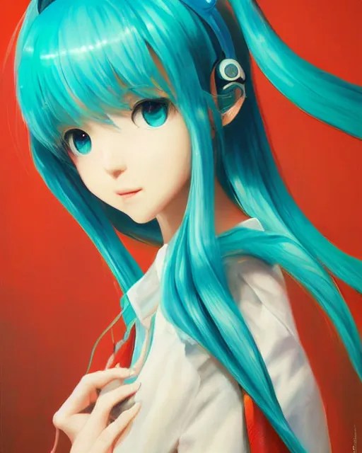 A very beautiful painting of hatsune miku by Stable Diffusion OpenArt