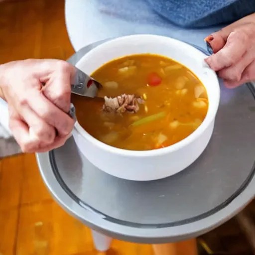 dog eating soup Stable Diffusion OpenArt