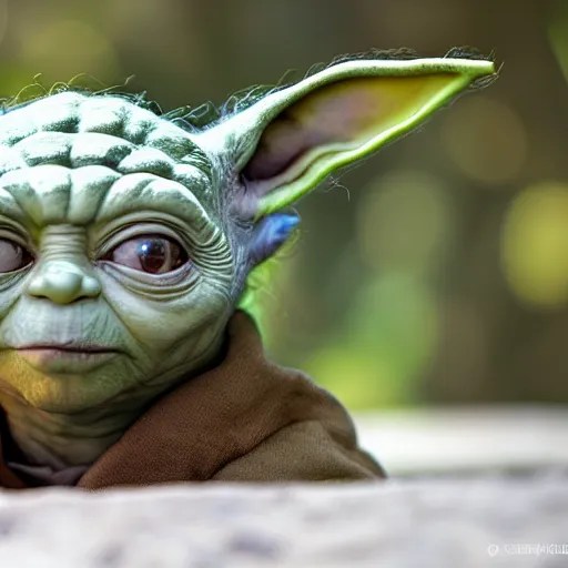 yoda's species living out their lives together on Stable Diffusion