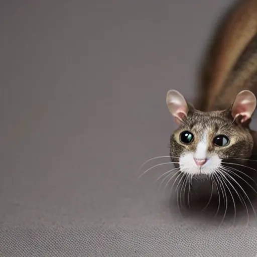 a rat injected into a cat (but the cat is not hurt) Stable Diffusion OpenArt