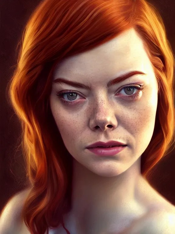 emma stone as a very old mary jane watson, digital Stable Diffusion