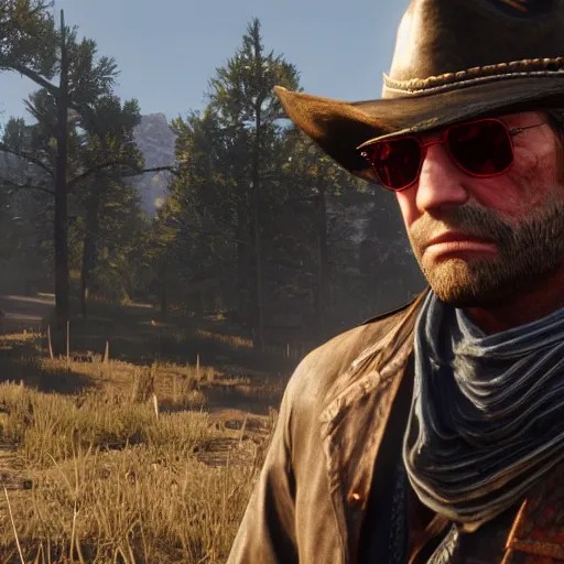 RayBan Glasses in Red Dead Redemption 2 Stable Diffusion