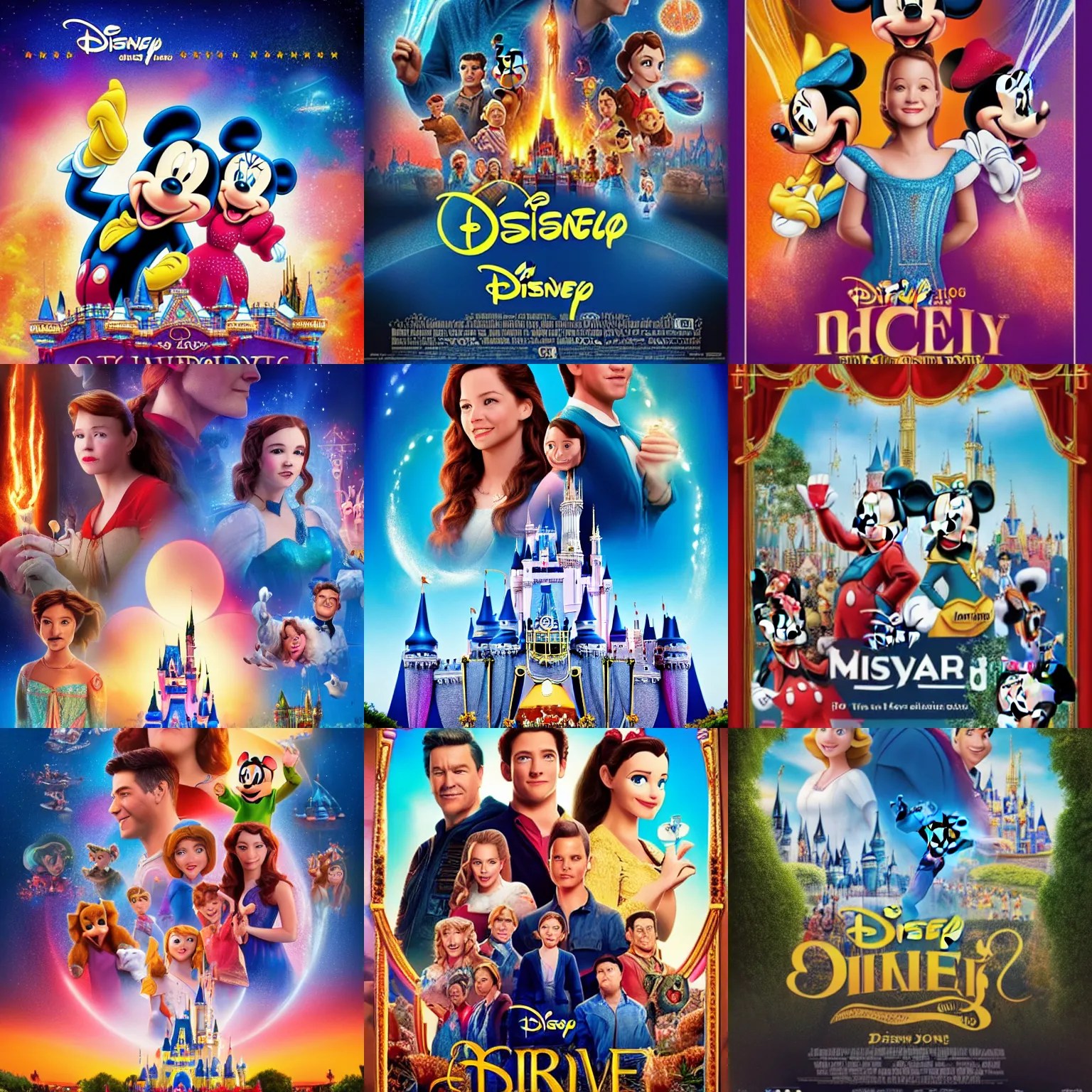 disney 2 0 1 8 poster movie Stable Diffusion