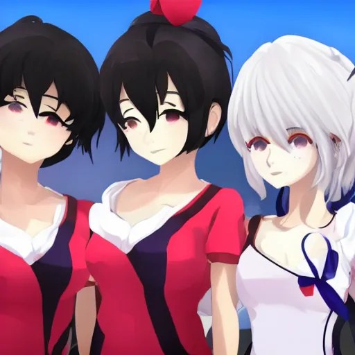 yandere simulator Stable Diffusion