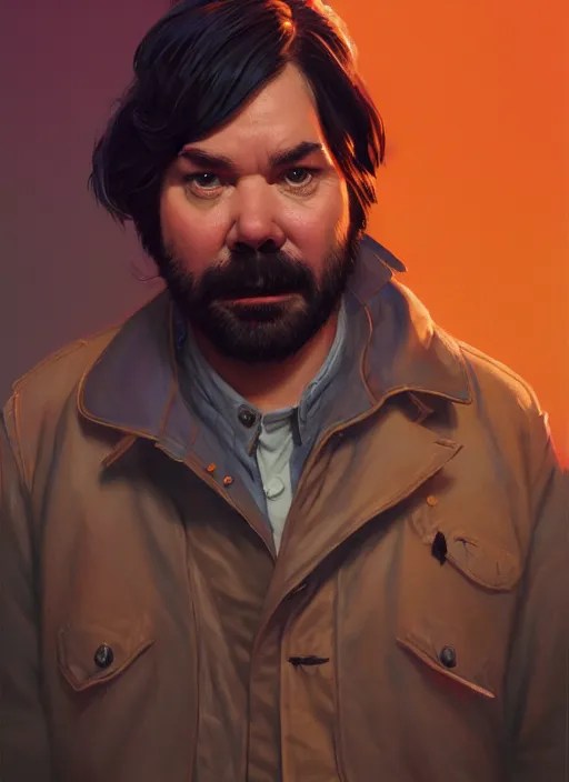 highly detailed portrait of matt berry as jackie Stable Diffusion