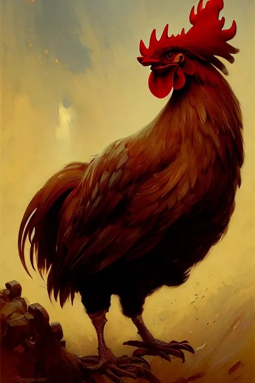 rooster familiar by bayard wu, anna podedworna, gaston Stable