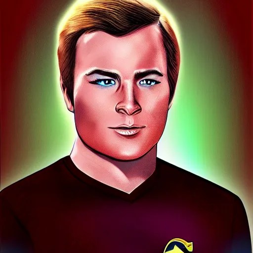 captain james kirk, digital art Stable Diffusion OpenArt
