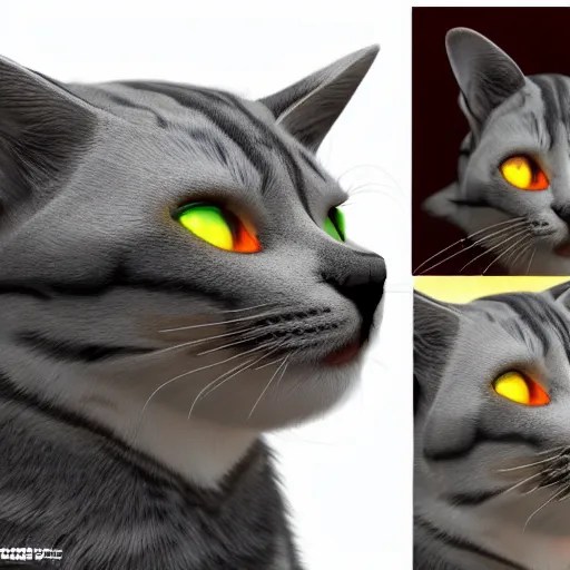 photorealistic cat dog hybrid. hyperdetailed Stable Diffusion OpenArt