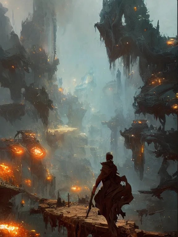 fantasy, book cover, concept art, by greg rutkowski Stable Diffusion