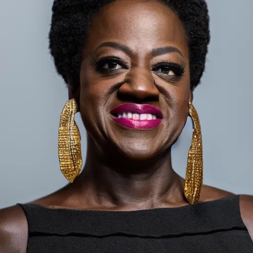 viola davis as black panther, photography, headshot, Stable Diffusion