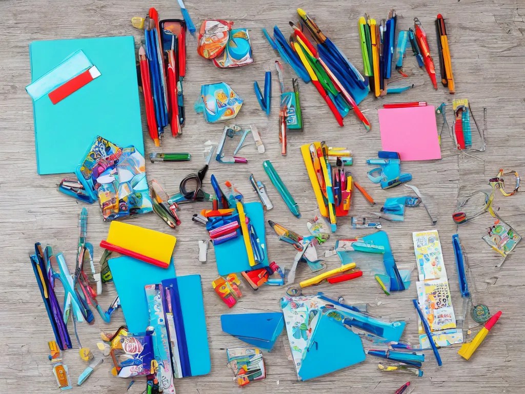 artdeco back to school supplies Stable Diffusion OpenArt