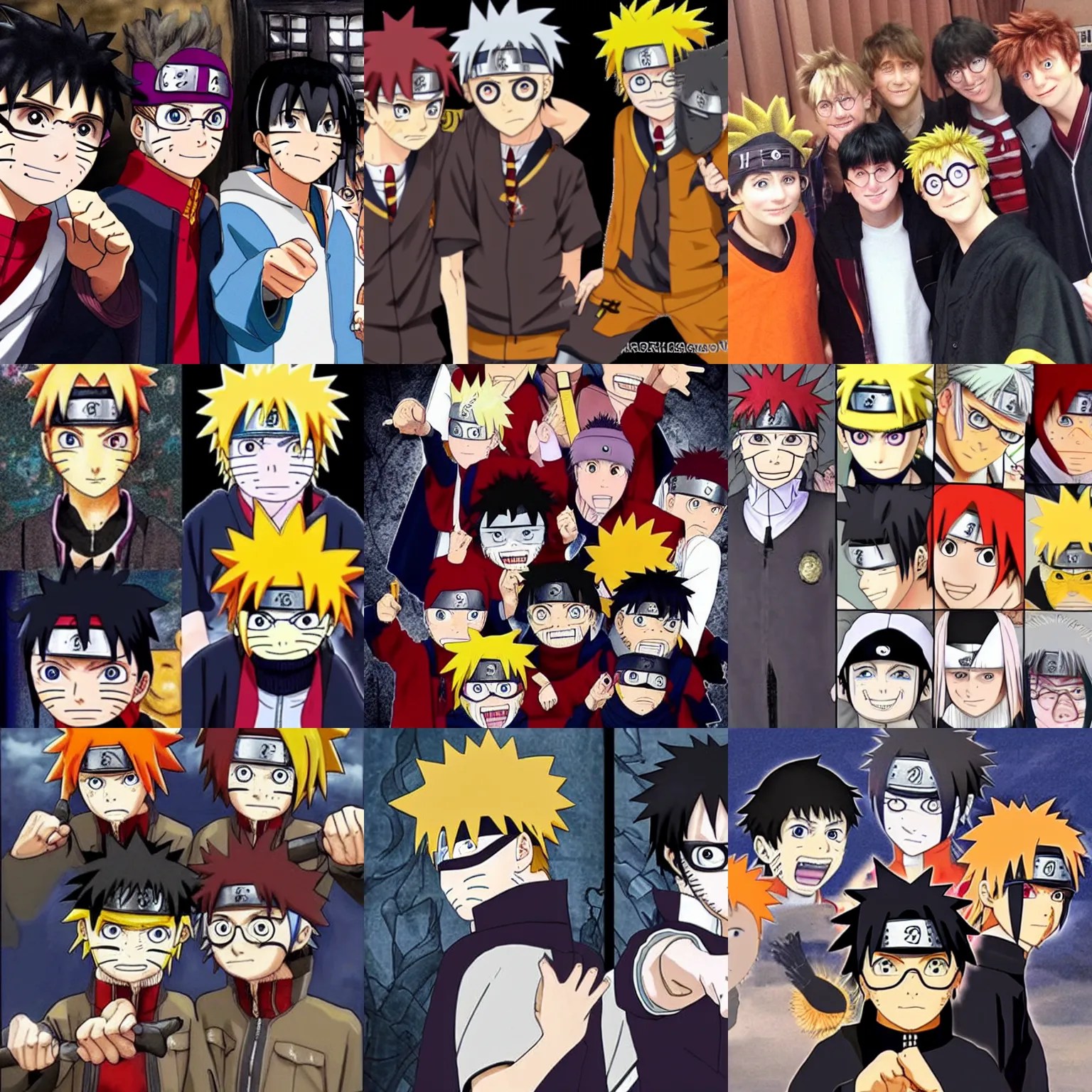 naruto harry potter harry potter harry potter Stable Diffusion OpenArt