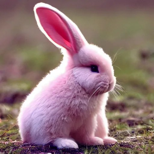 extremely cute pink bunny national geographic Stable Diffusion