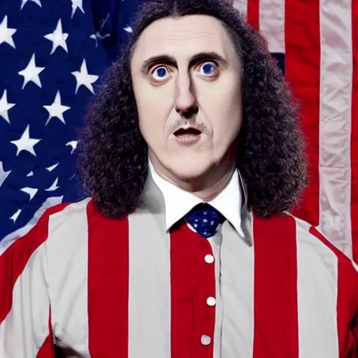 weird al as the president of the united states, Stable Diffusion