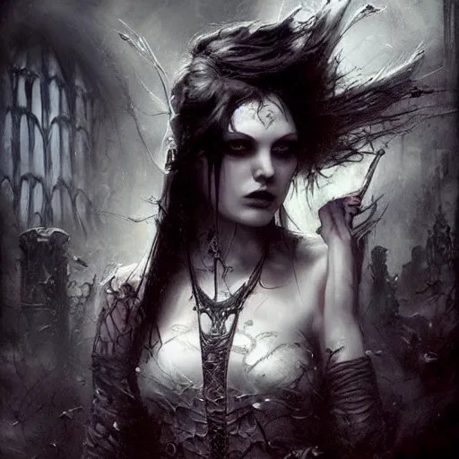gothic horror by raymond swanland, highly detailed, Stable Diffusion