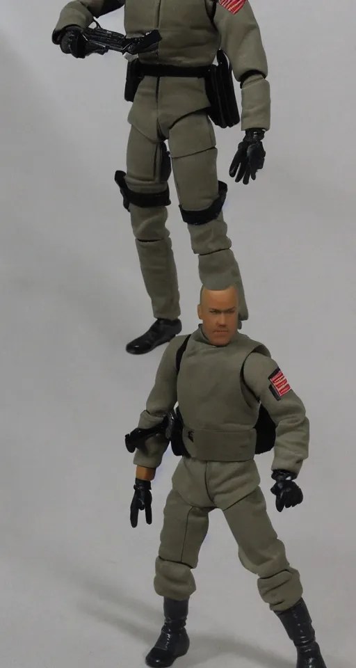 1 9 8 0 hasbro style gi joe action figure, full body, Stable