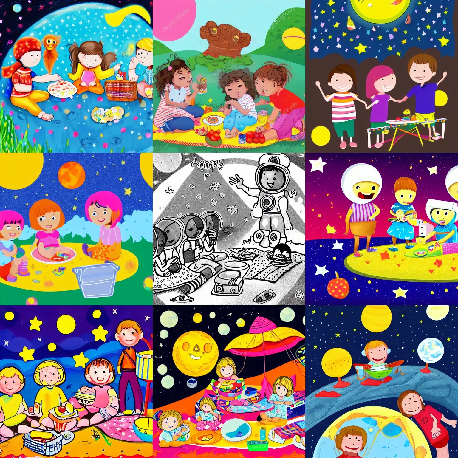 A Happy PICNIC ON THE MOON WITH KAYCARE , Children\'s Stable
