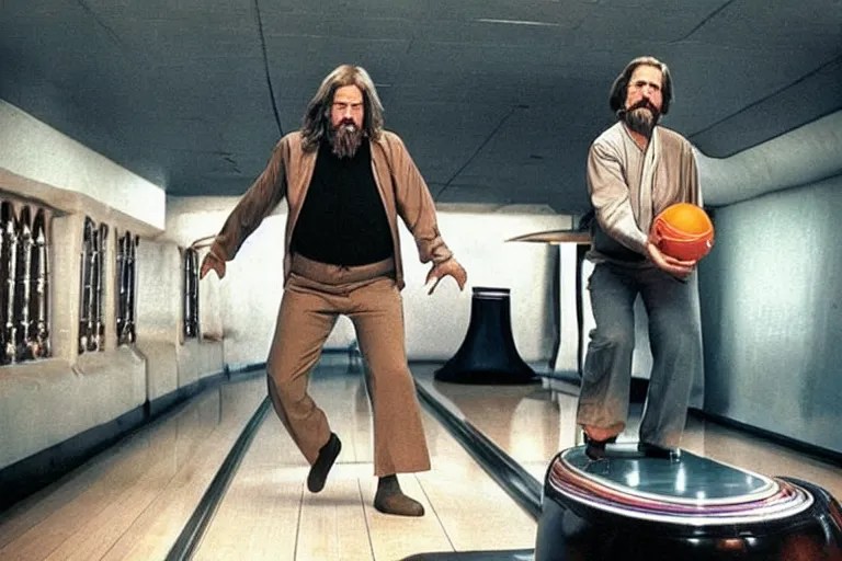 “the big Lebowski levitating a bowling ball up off the Stable