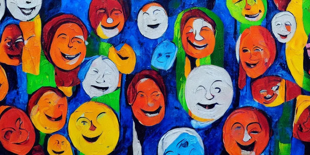 detailed modern painting of smiles Stable Diffusion OpenArt